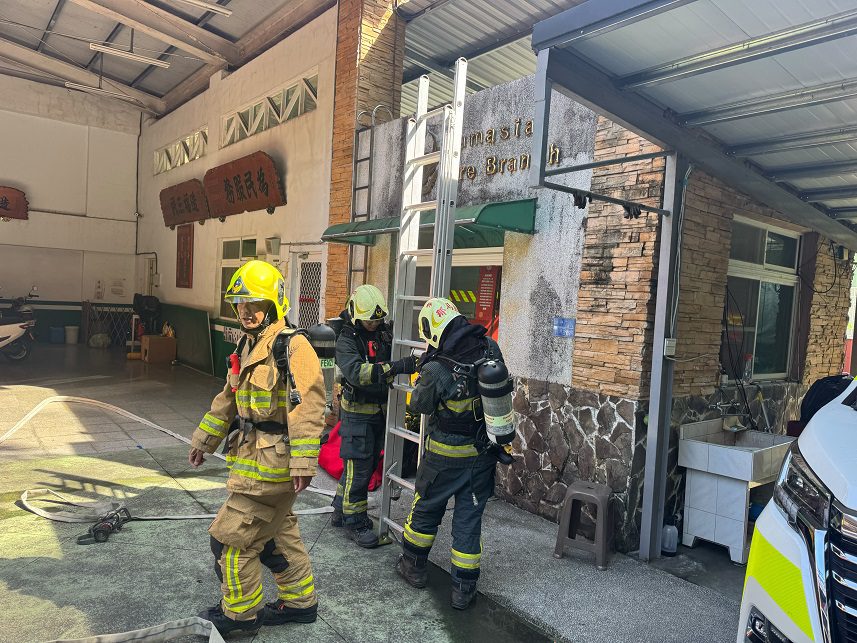 高雄消防局那瑪夏分隊舉辦住宅火災演練 守護原鄉安全