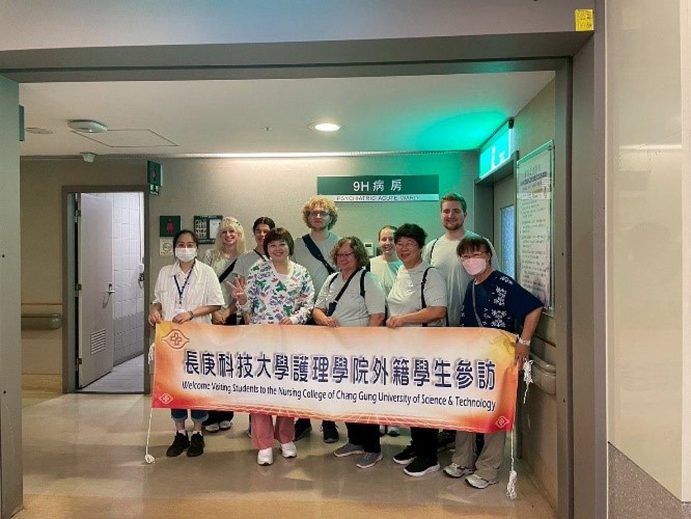 長庚科大推動跨國醫護交流 帶威斯康辛大學師生體驗台灣文化