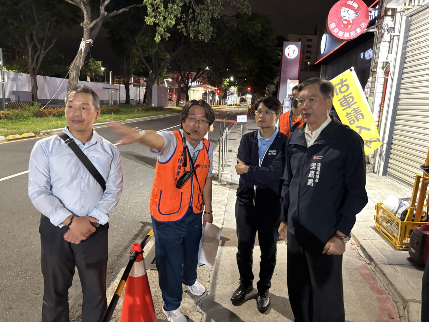 高市府深夜聯合演練輕軌風災應變作業 高市府深夜聯合演練輕軌風災應變作業