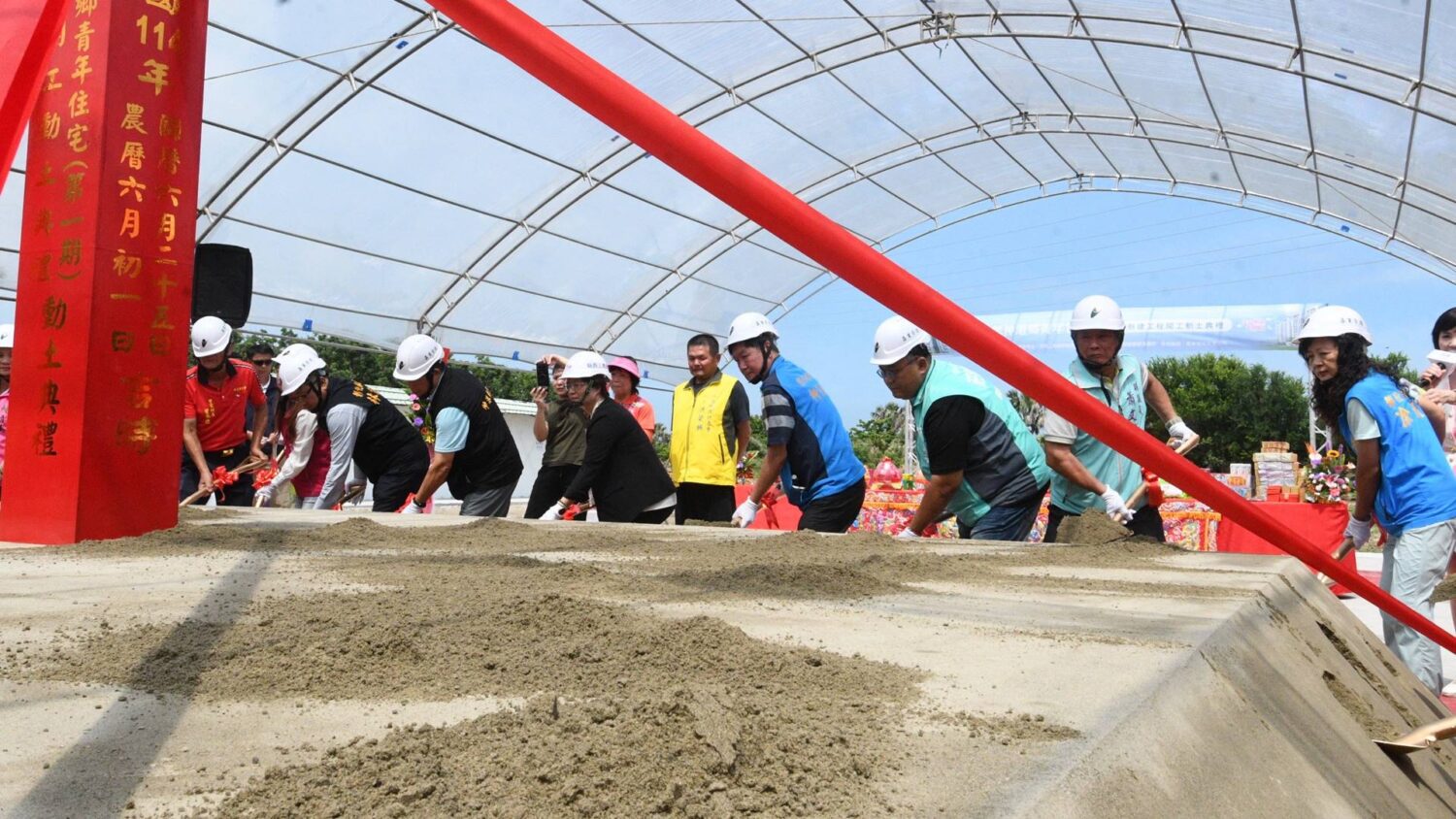 彰化縣伸港鄉青年住宅開工　百戶青宅116年中完工
