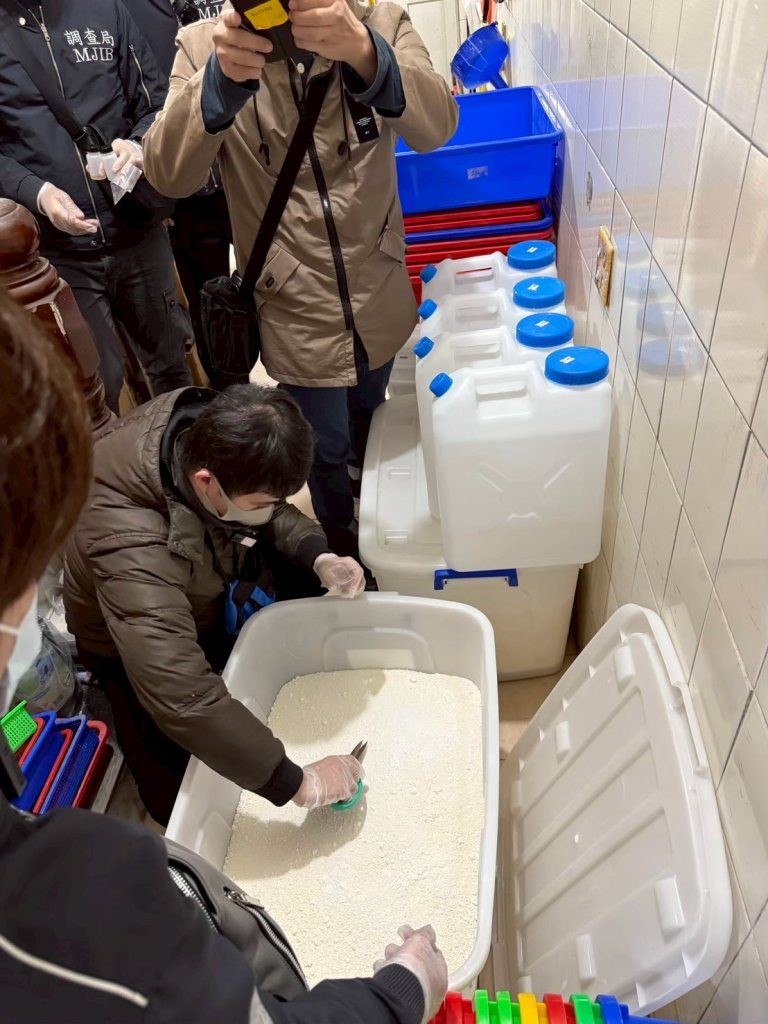製毒712公斤！ 　雲林地檢署指揮查獲愷他命製毒工廠