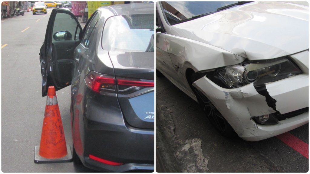 女駕駛臨停開車門遭撞  肇事者開溜原來是…