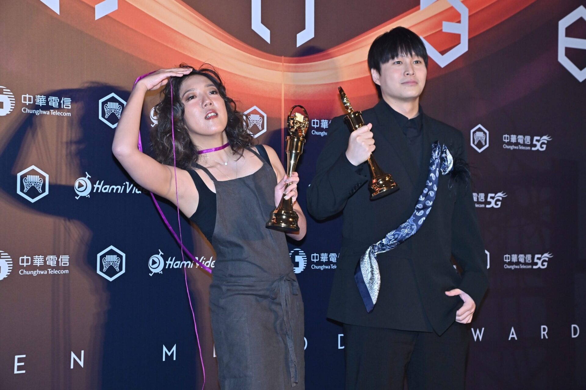 陳以恆 李竺芯分別榮登第 36 屆金曲獎最佳台語男女歌手獎