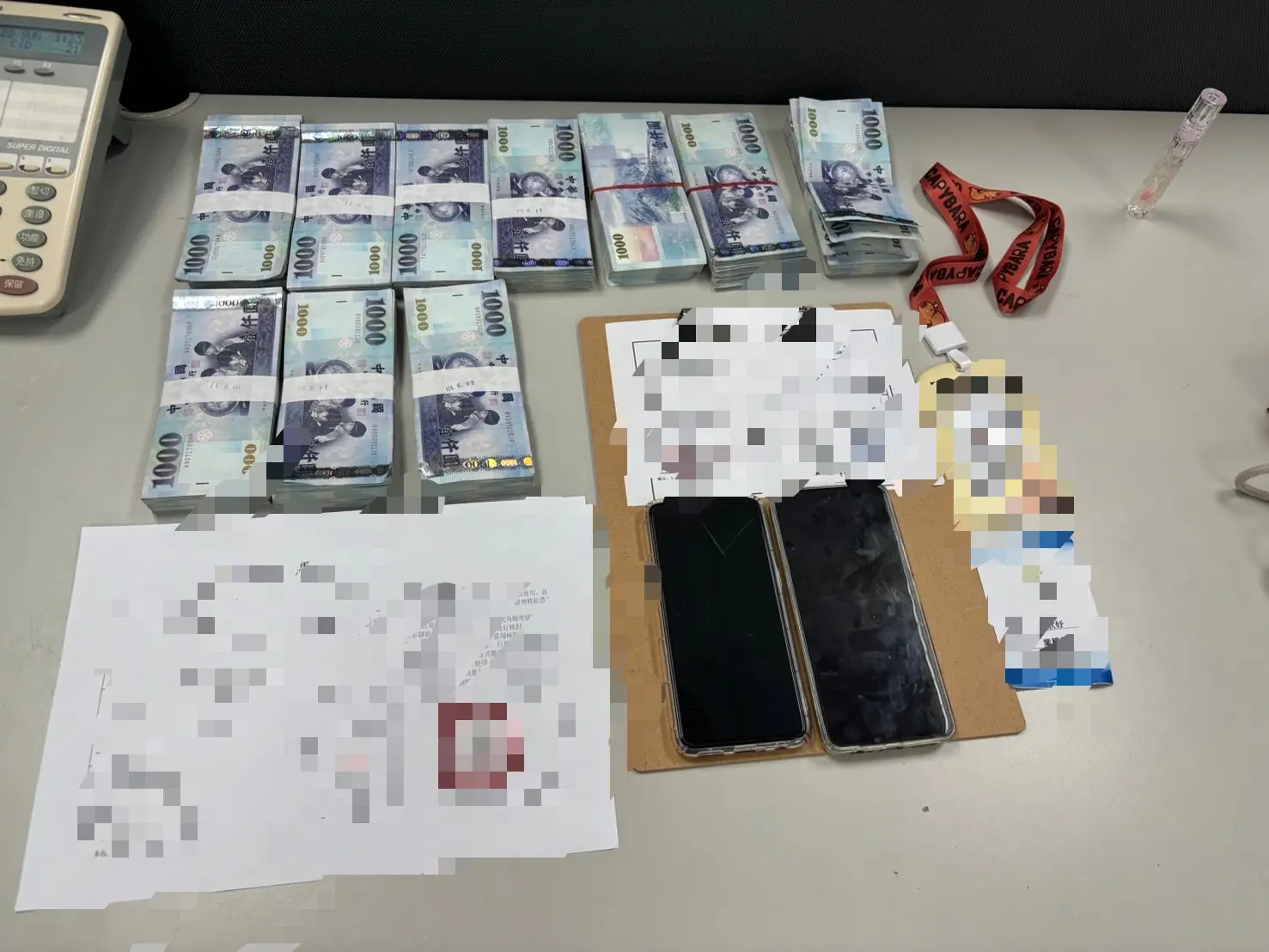 又是LINE投資群組穩賺  田警及時阻攔現金百萬