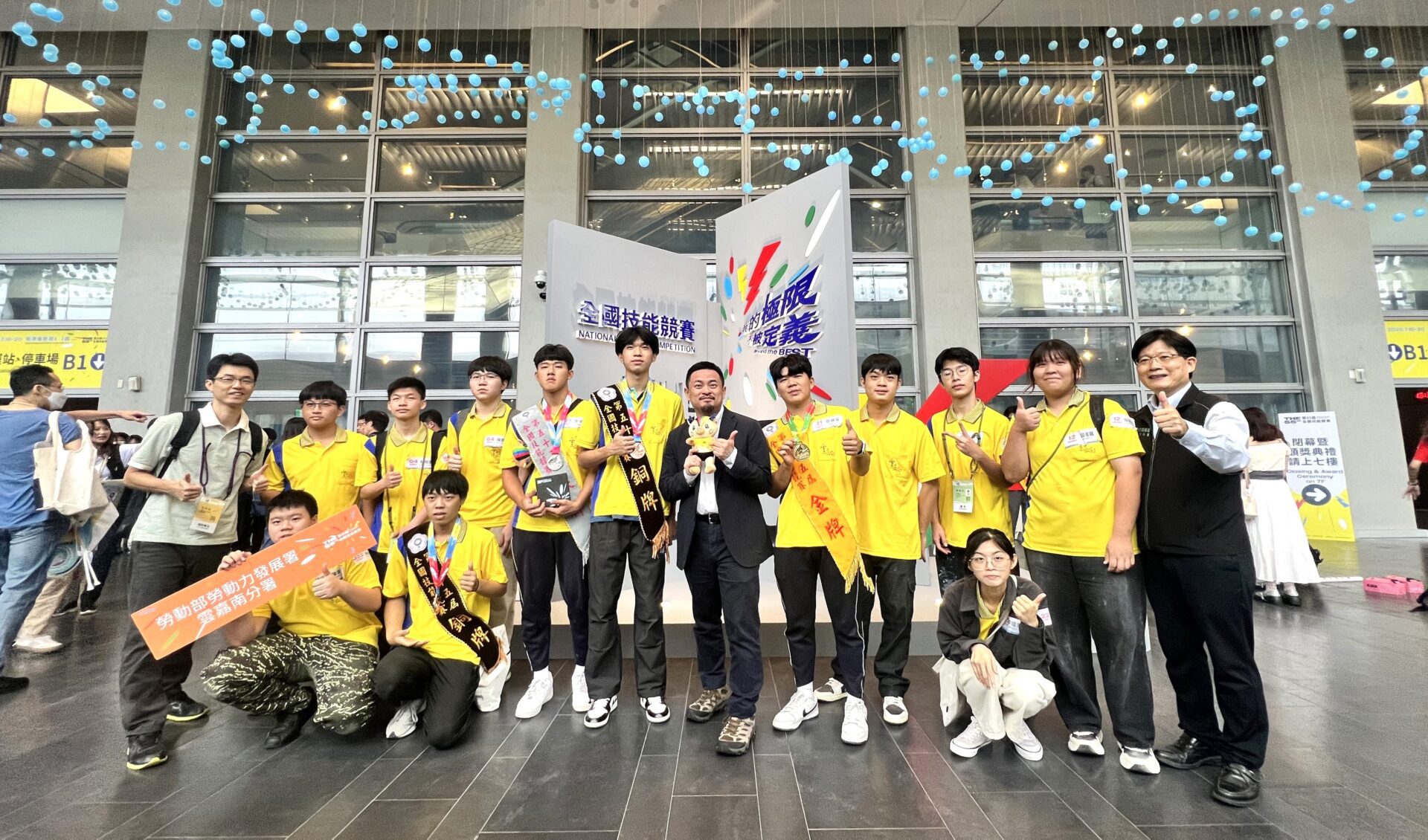 第55屆全國技能競賽落幕 雲嘉南分署建舖、粉刷職類包辦金銀銅