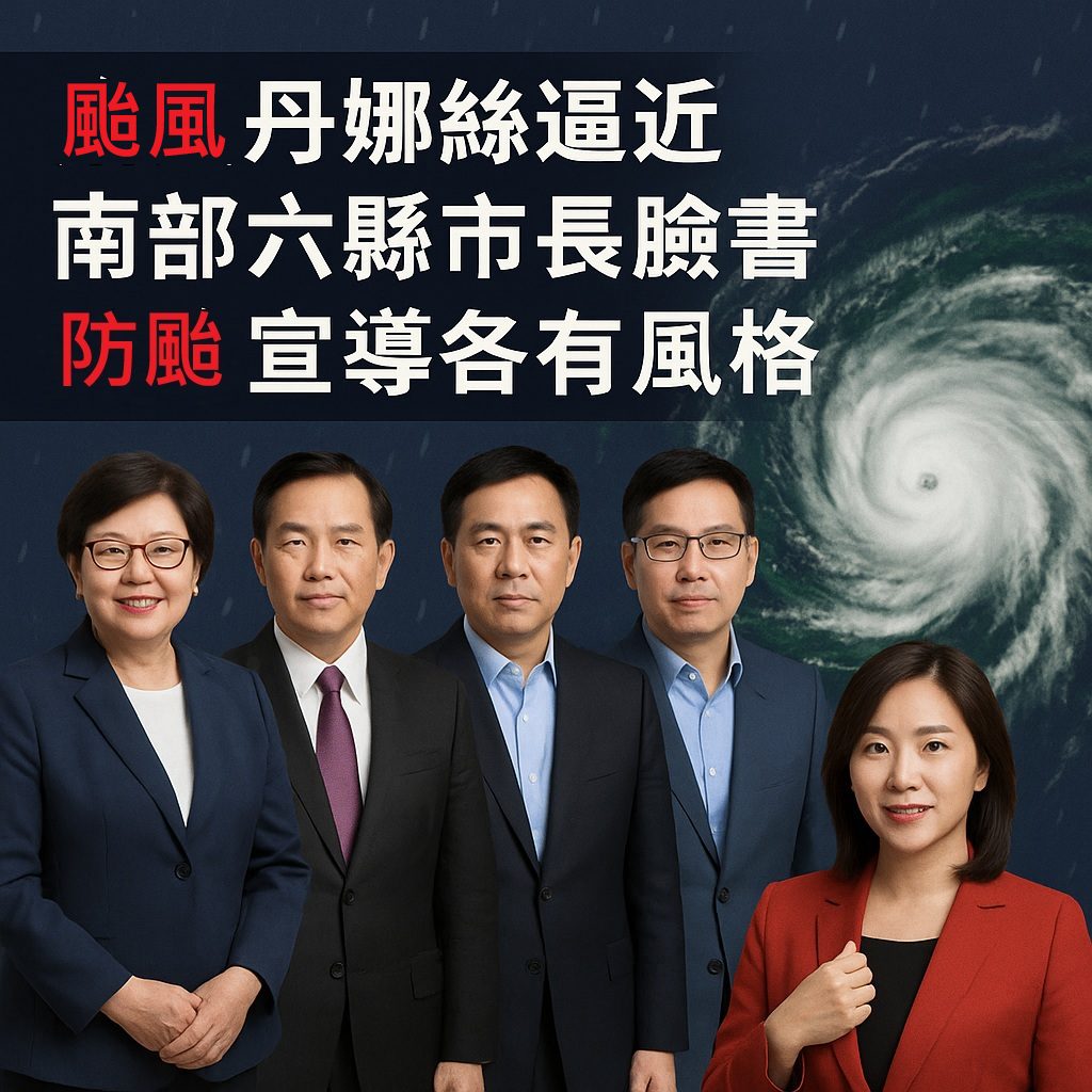 颱風丹娜絲逼近 南部六縣市長臉書齊發聲 防颱宣導各有風格 颱風丹娜絲逼近 南部六縣市長臉書齊發聲 防颱宣導各有風格