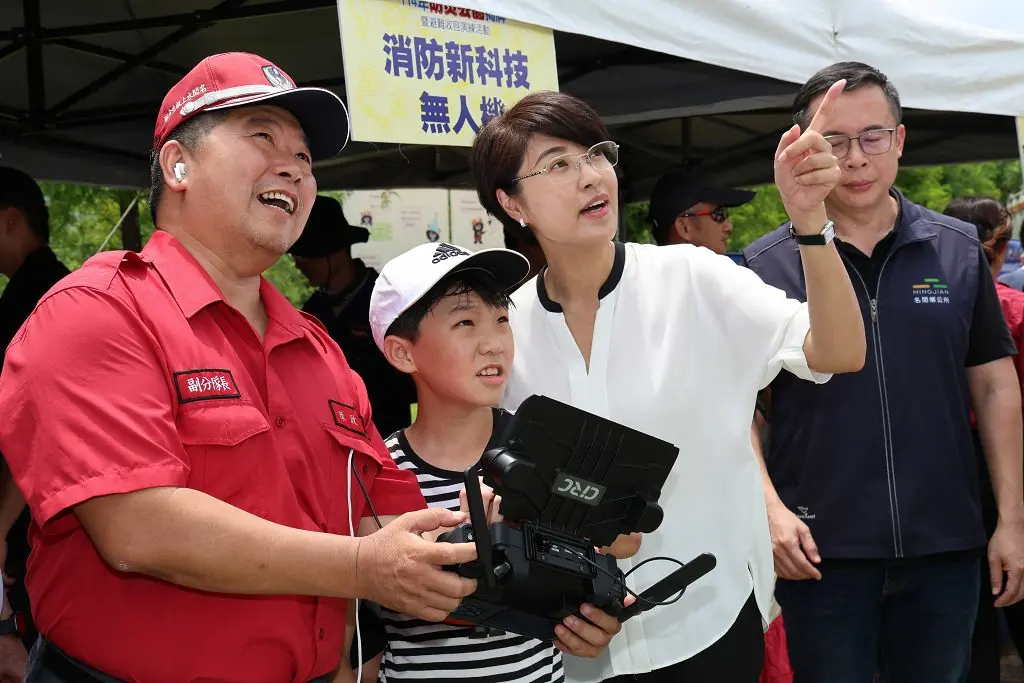 南投全縣26座防災公園正式揭牌成立 許縣長贊許避難收容安置演練逼真