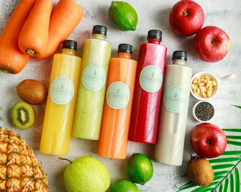 台北信義區果汁店推薦 現榨紅綠拿鐵 補充天然營養與蔬果纖維