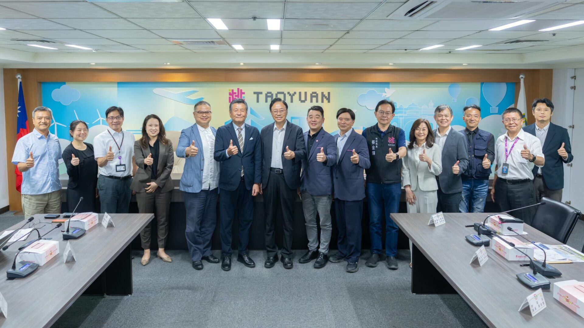 株式會社日本設計訪桃園 張善政率市府團隊出席交流 株式會社日本設計訪桃園 張善政率市府團隊出席交流