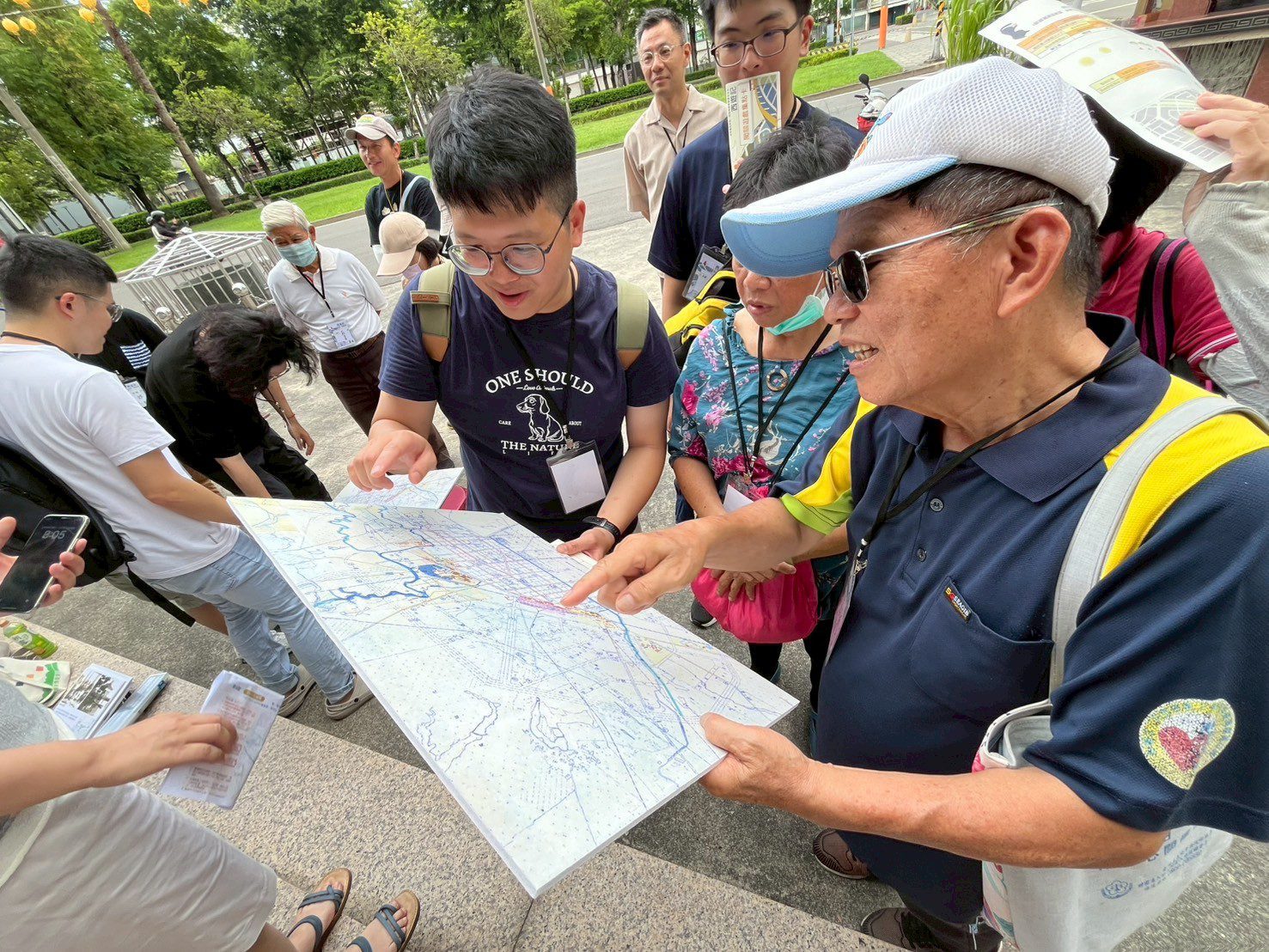 從1943都市藍圖出發 民眾體驗林蔭道、感受規劃的力量 從1943都市藍圖出發 民眾體驗林蔭道、感受規劃的力量