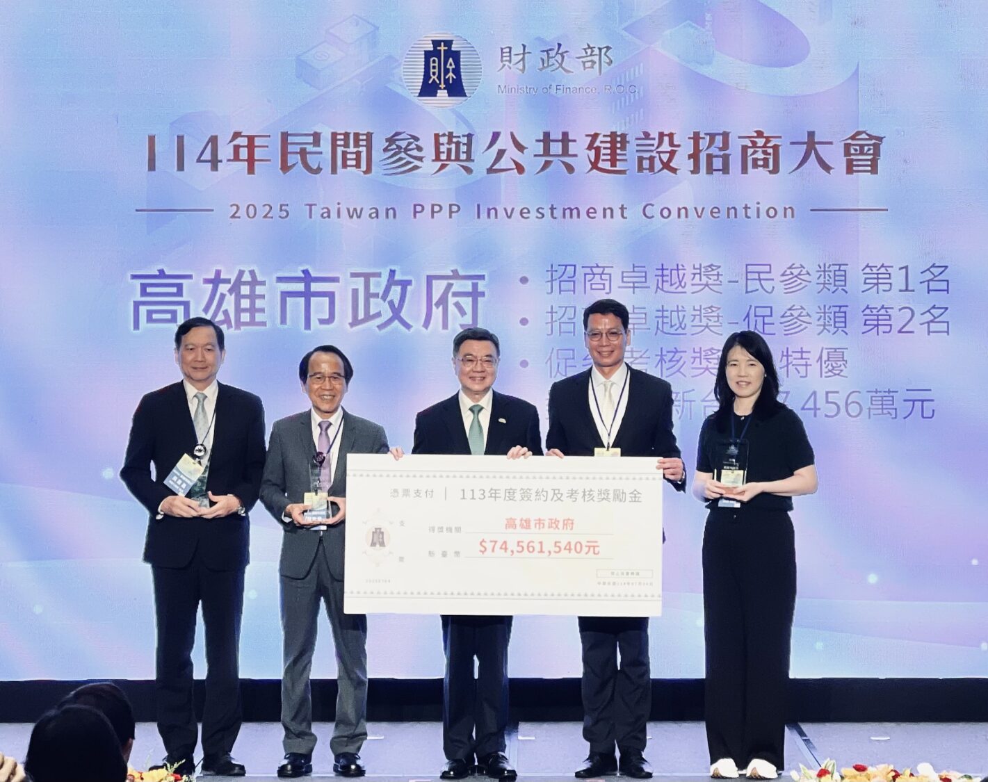 高雄再奪「全國招商王」！連續2年奪四大獎