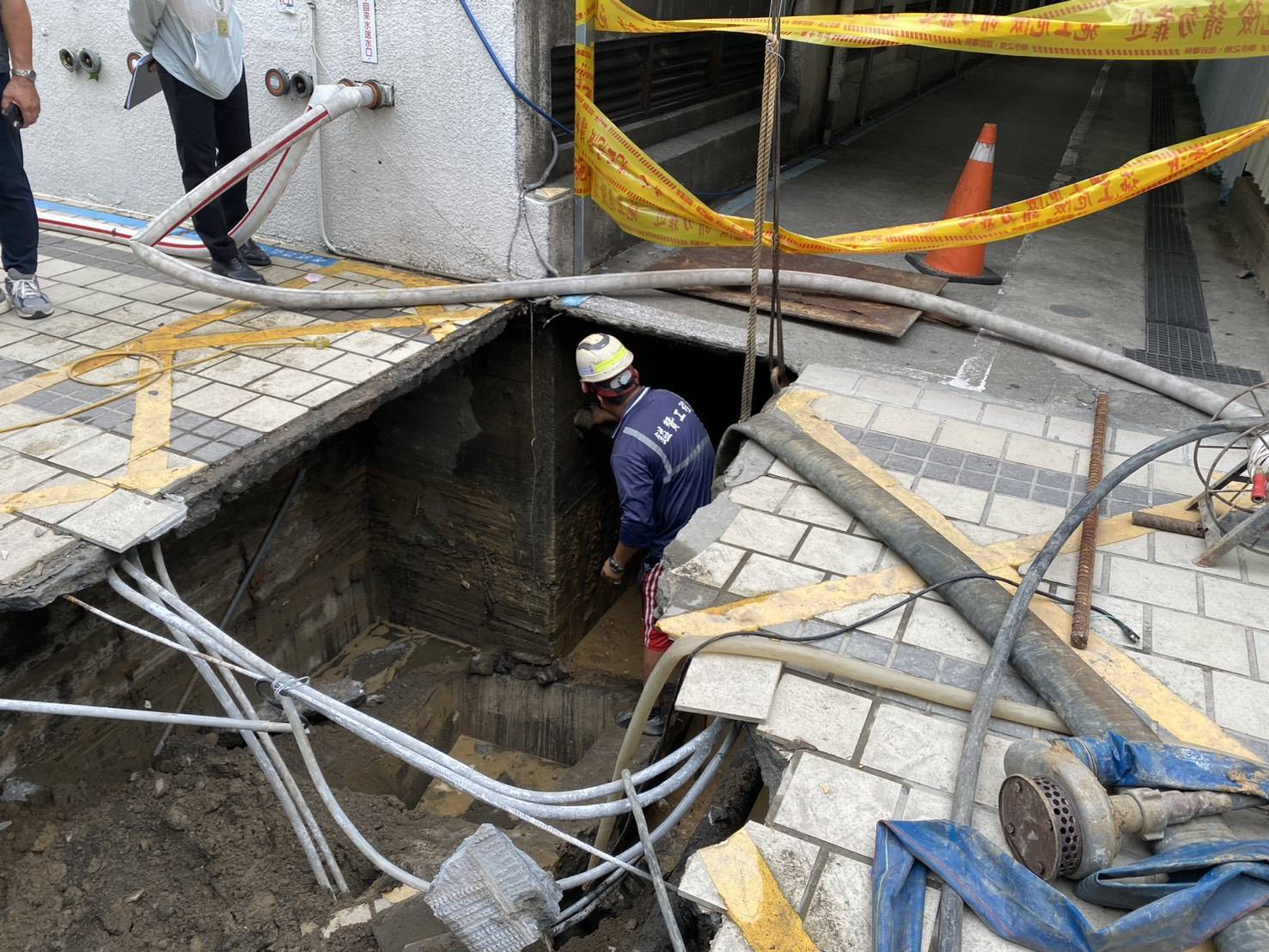 饋供大同醫院電纜遭建商施工損壞 台電將求償 饋供大同醫院電纜遭建商施工損壞 台電將求償