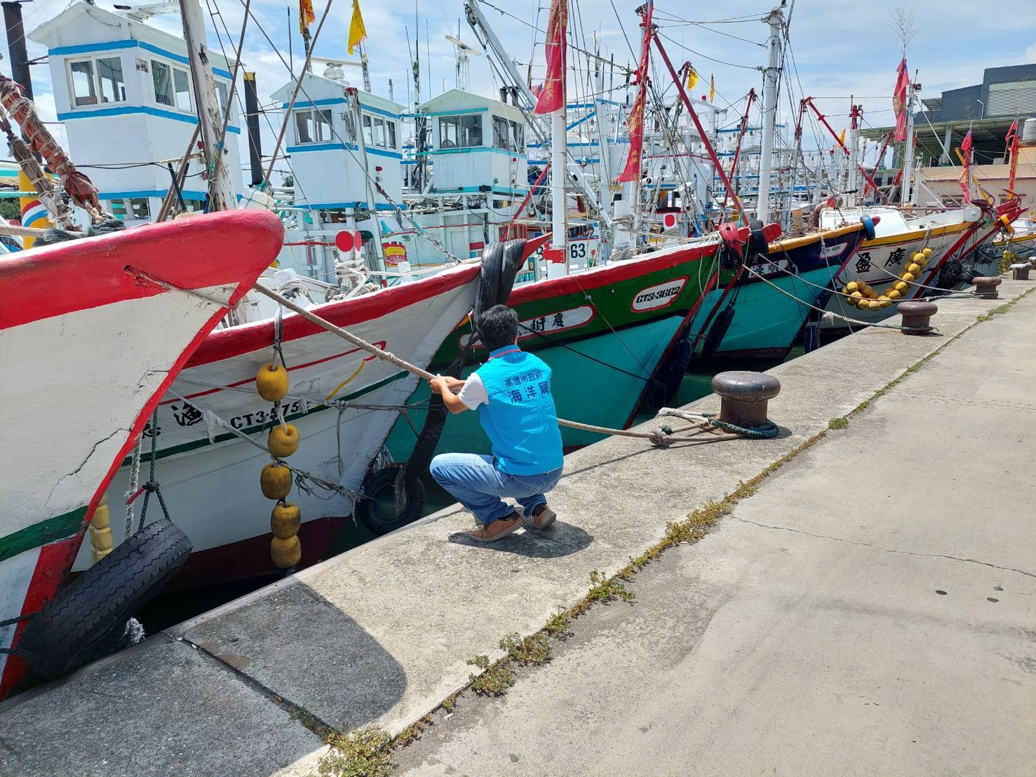 熱帶性低壓「丹娜絲」恐影響 高市海洋局籲請漁友加強防範