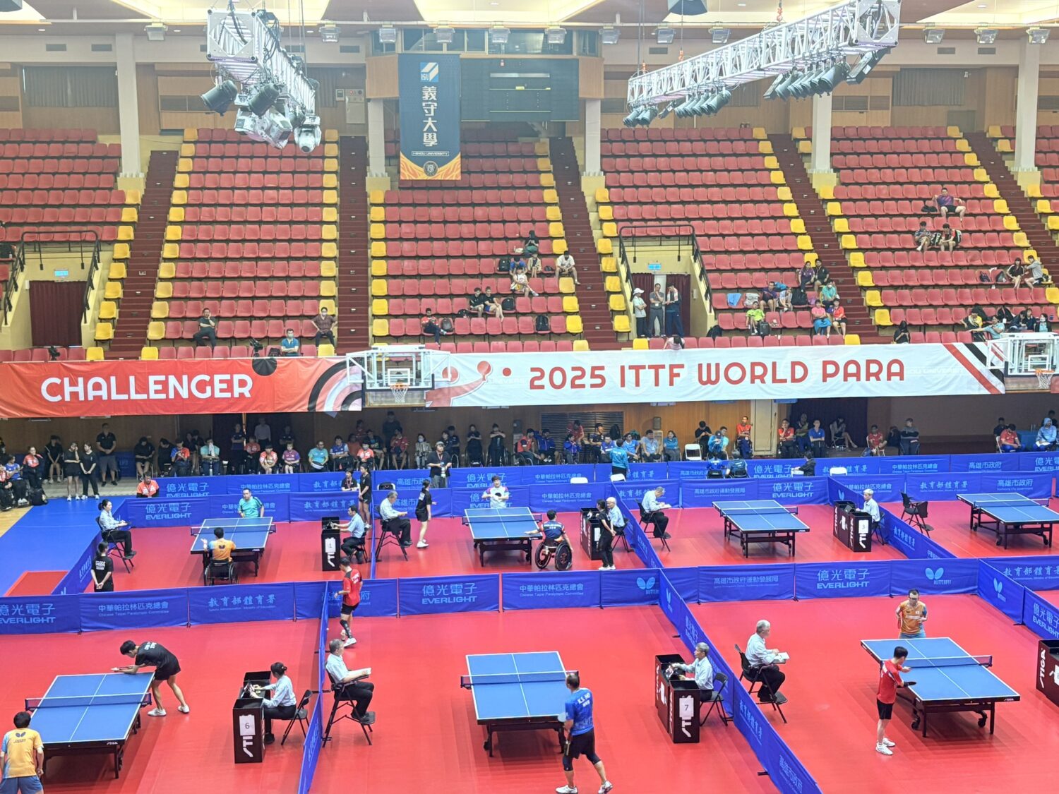 2025高雄市國際帕拉桌球挑戰賽 運發局聯手義守暖心迎賽事