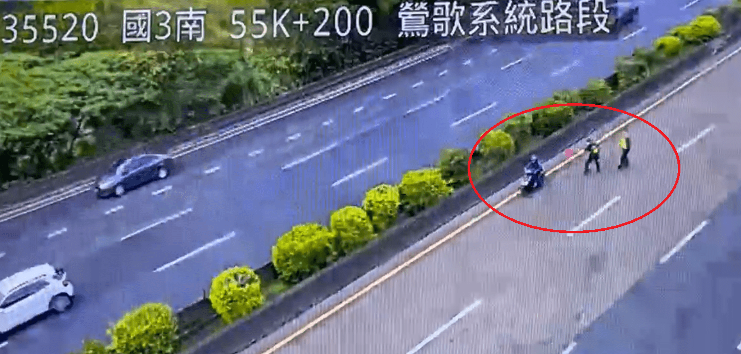 男騎士逆向上國道無視警察攔停 一路從龍潭騎到鶯歌 男騎士逆向上國道無視警察攔停 一路從龍潭騎到鶯歌