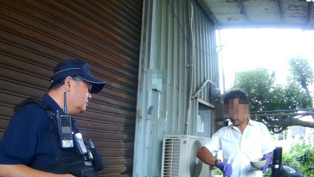 男子前天才追打機車騎士挨告　員警今天前往約制發現剛遭通緝立即逮人