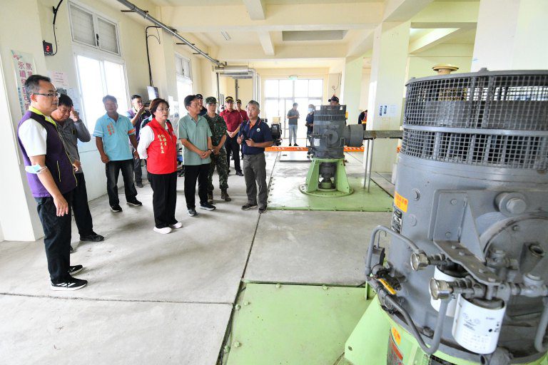 嚴加防範!做好防颱準備 王惠美視察淹水地區及抽水站整備 嚴加防範!做好防颱準備 王惠美視察淹水地區及抽水站整備