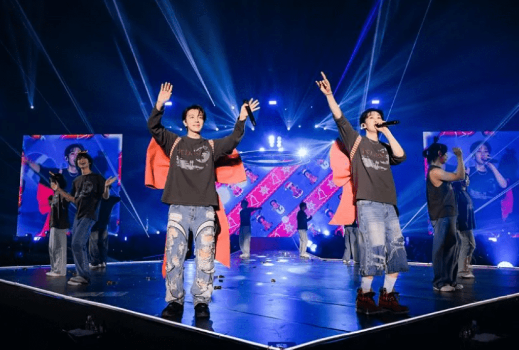 東海、銀赫遇颱風演出喊卡!困飯店曝「狂風暴雨」實況 東海、銀赫遇颱風演出喊卡!困飯店曝「狂風暴雨」實況