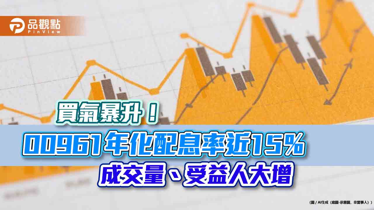 00961受益人暴增18.5%!卡位除息行情 經理人這樣看台股 00961受益人暴增18.5%!卡位除息行情 經理人這樣看台股