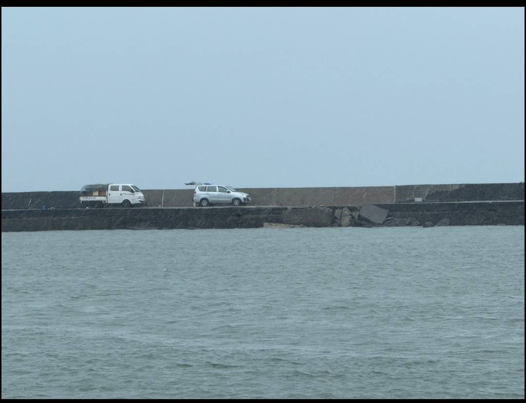 桃園市農漁防颱超前部署 永安漁港北堤胸牆颱風季前夕完工