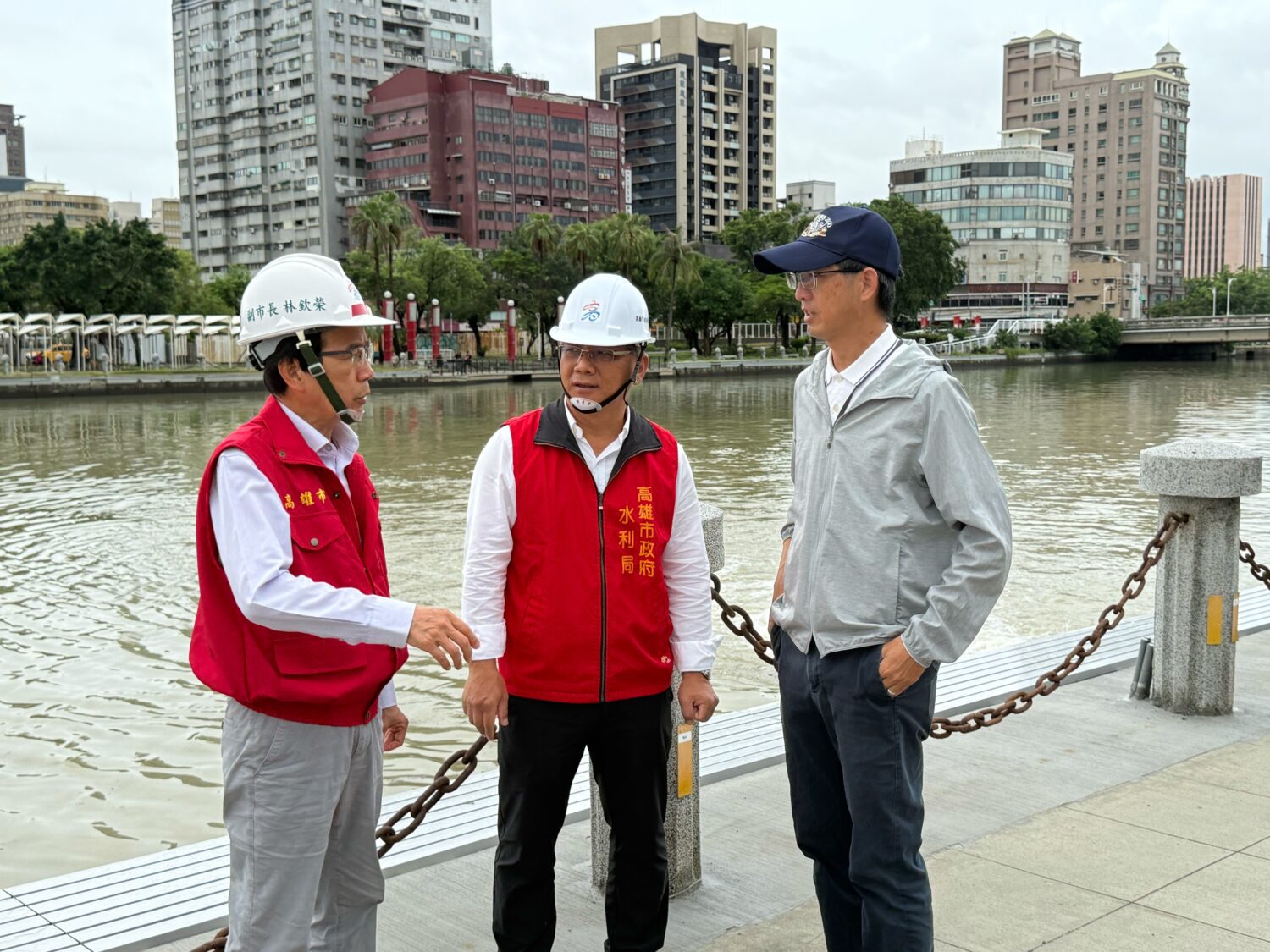 丹娜絲颱風期間穩定運作發揮功效 林欽榮副市長視察北斗抽水站