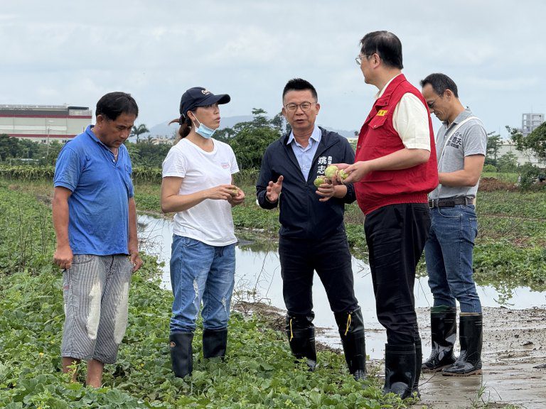 羅副市長前往產區關心農損情形 加速辦理農損 羅副市長前往產區關心農損情形 加速辦理農損