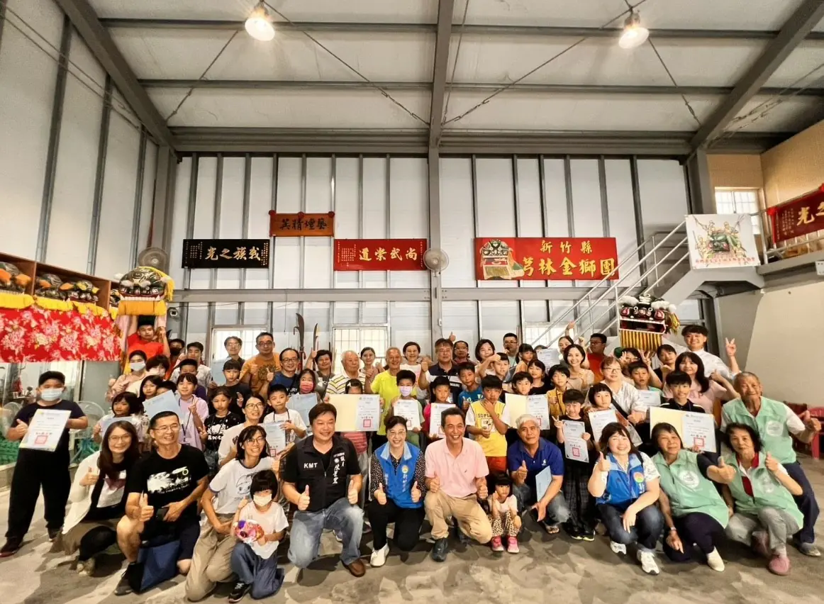 暑假薪傳營隊首發來了！ 竹縣小小武師薪傳營活力展開