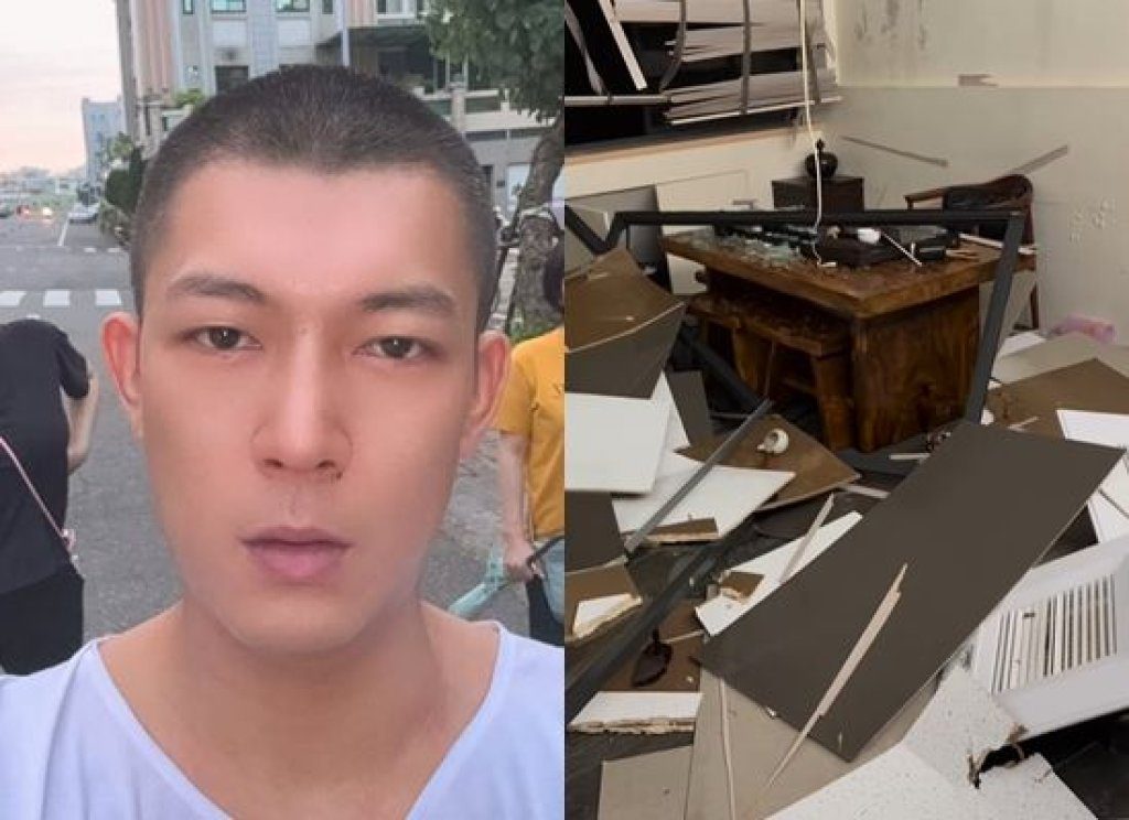 鳳梨嘉義家颱風夜玻璃炸裂、屋內成汪洋「心很累」 鳳梨嘉義家颱風夜玻璃炸裂、屋內成汪洋「心很累」