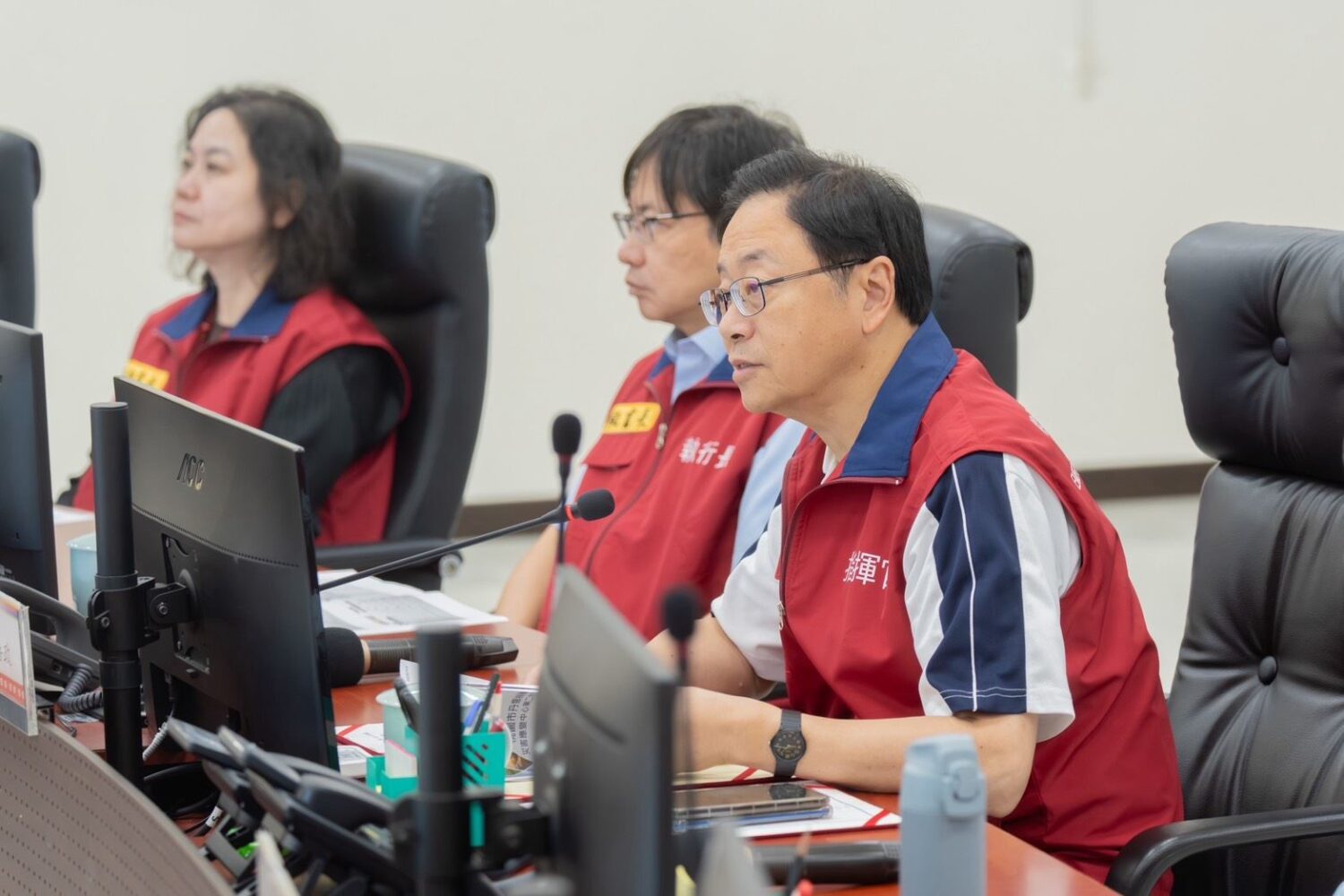 丹娜絲颱風災害應變第二次工作會議　堅守完成應變工作