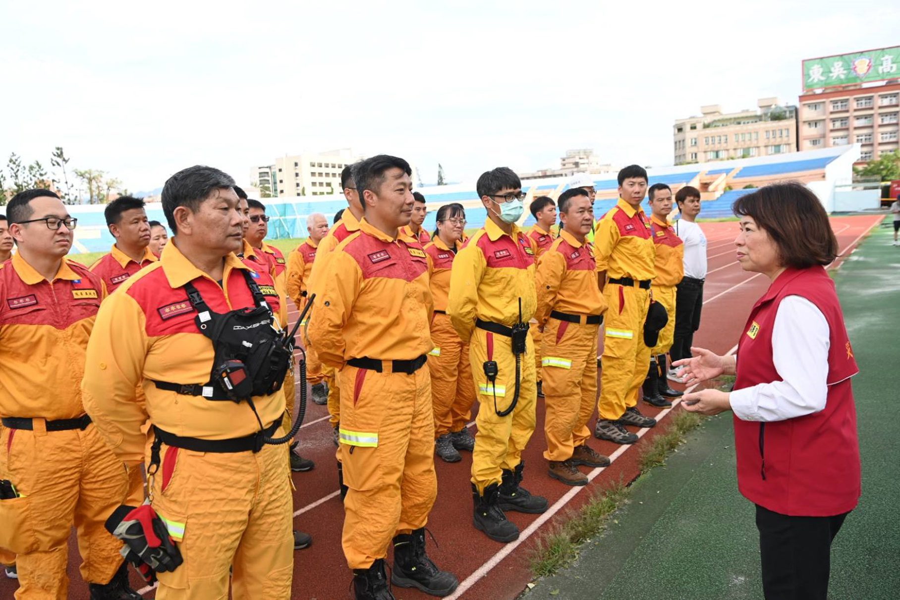 丹娜絲肆虐嘉義　黃敏惠感謝全台各縣市馳援協助復原