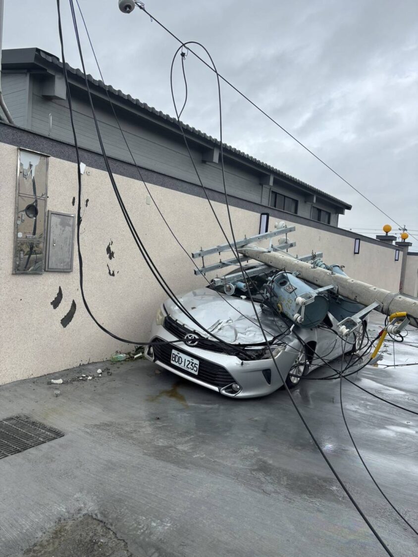 中颱「丹娜絲」致台南重災 台電動員七縣市人力支援力拚復電