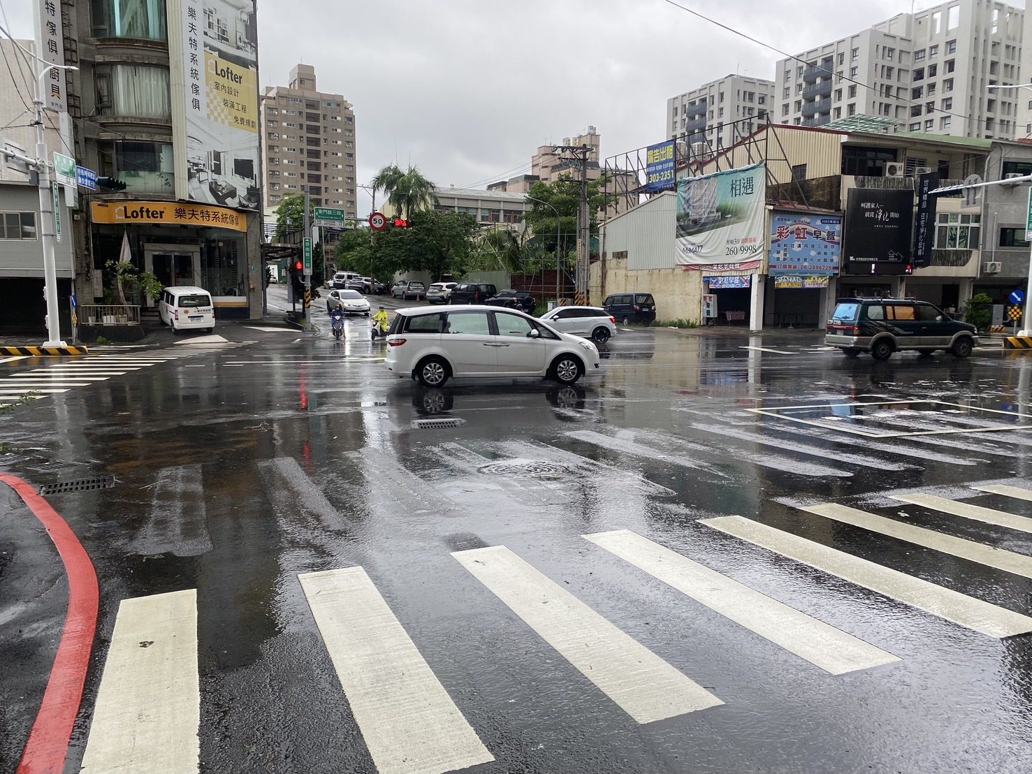 丹娜絲颱風來襲 臺南市治水發揮成效 丹娜絲颱風來襲 臺南市治水發揮成效