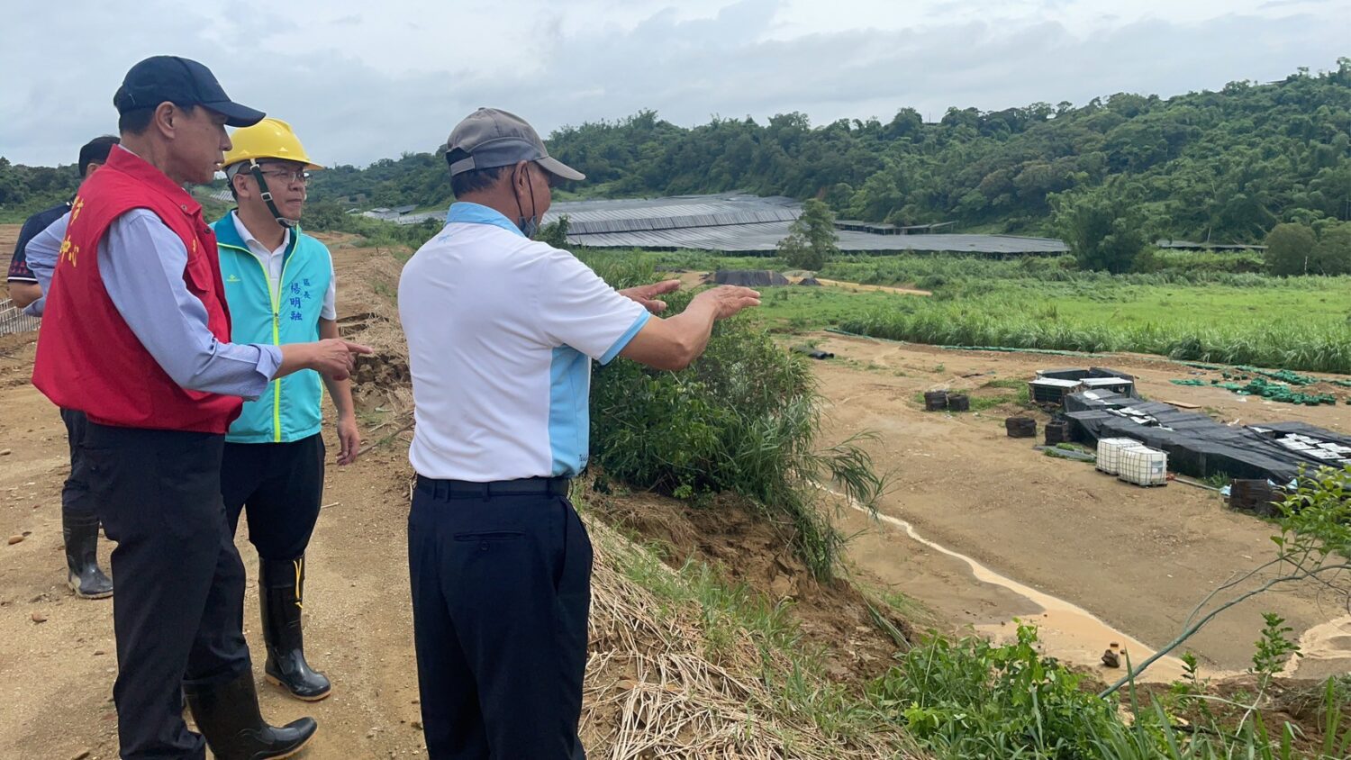 丹娜絲颱風24小時駐守和山  守護民眾安全無土砂外流