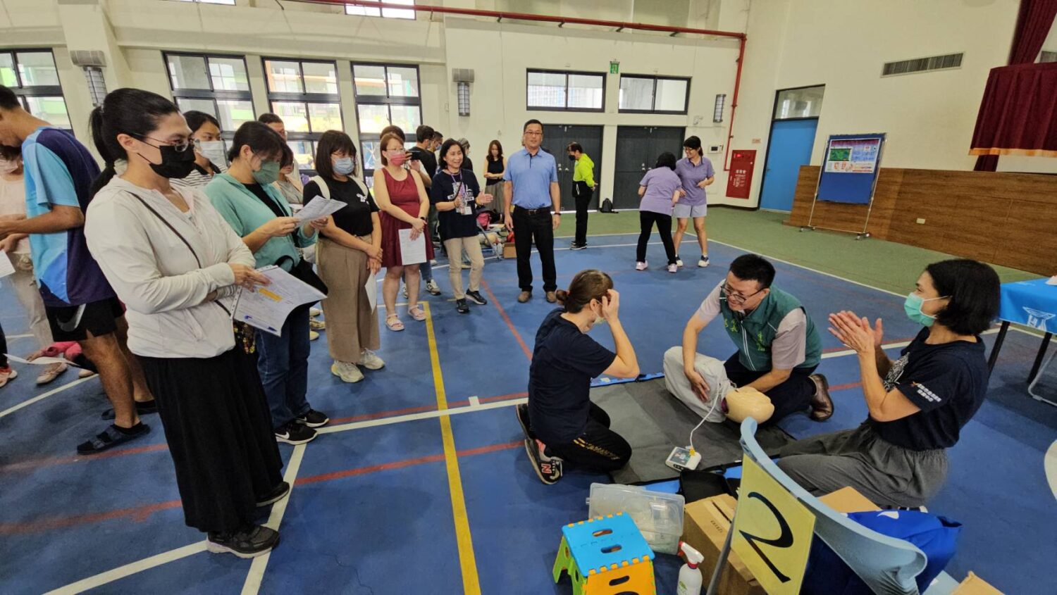 南市教育局暑期辦理32梯次急救教育訓練