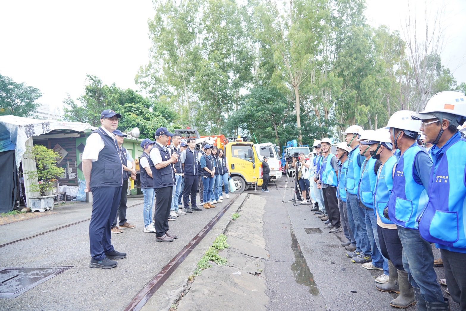 同島一命、義不容辭！中市建設局組「台中隊」火速馳援嘉義
