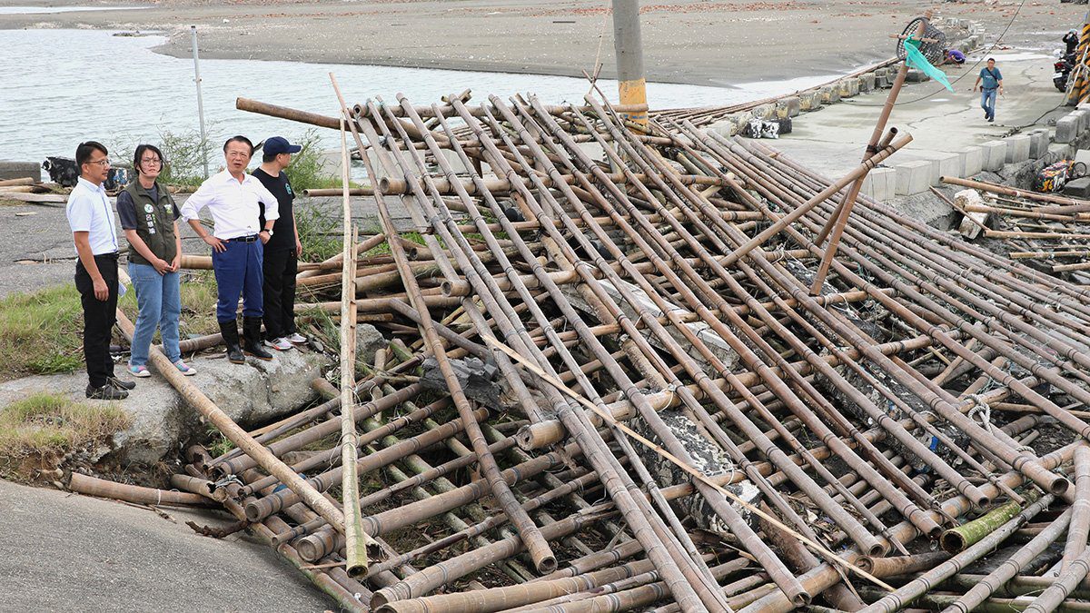 中颱丹娜絲重創嘉義　翁章梁赴沿海勘災估損逾2億元　高雄市伸援協助重建