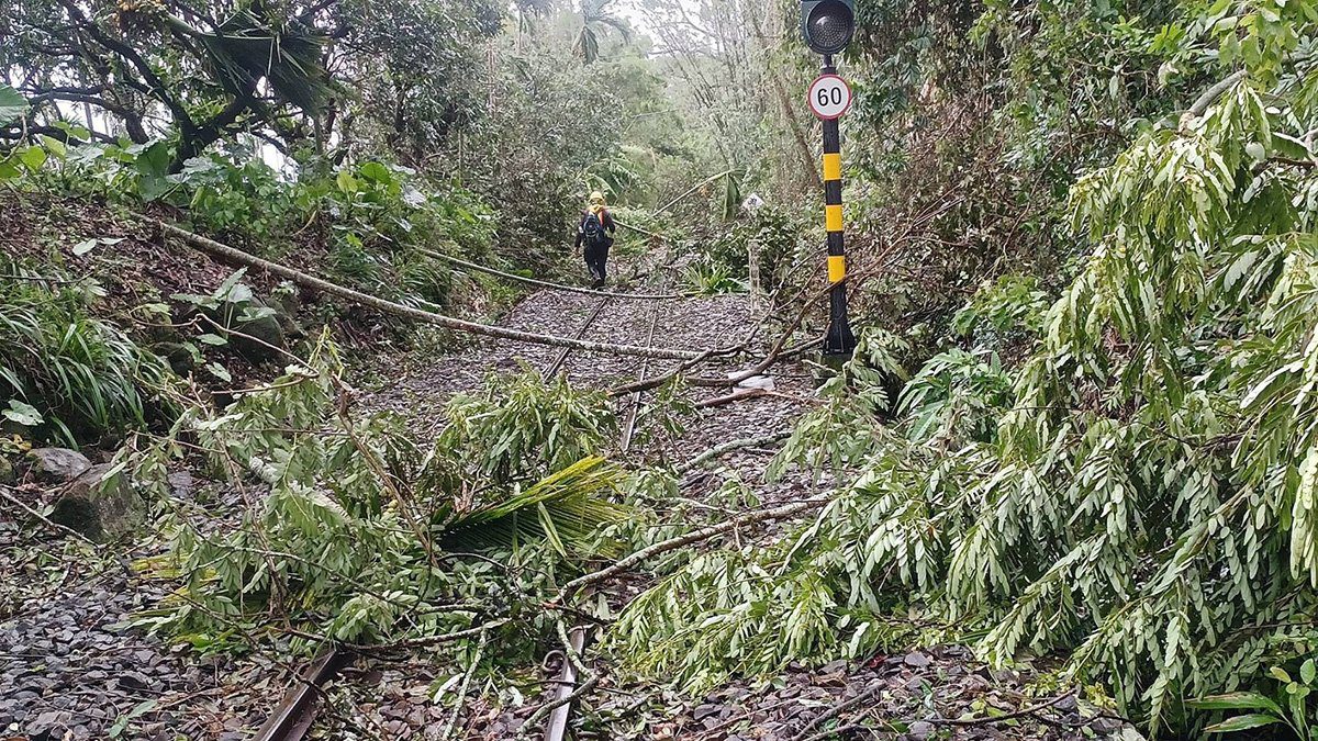 丹娜絲颱風影響 阿里山林鐵預計7月15日全線恢復營運
