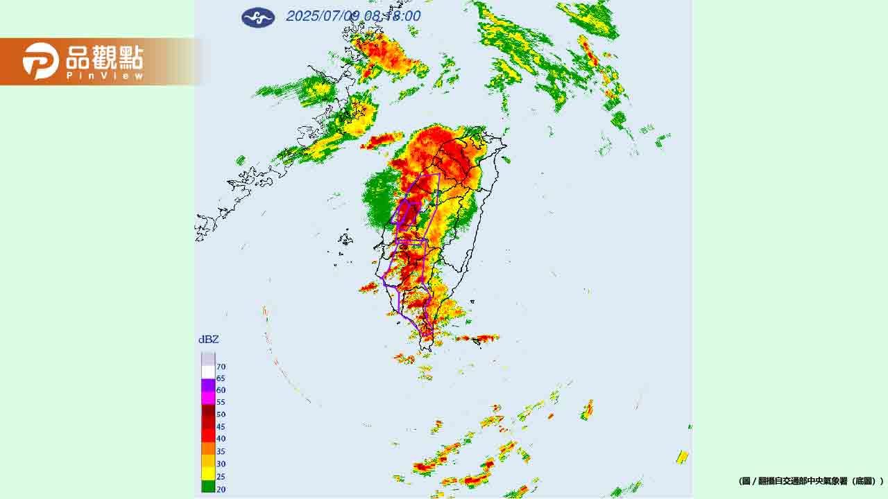 暴雨狂襲!11縣市大雷雨警報 苗彰中多區發一級淹水警戒 暴雨狂襲!11縣市大雷雨警報 苗彰中多區發一級淹水警戒
