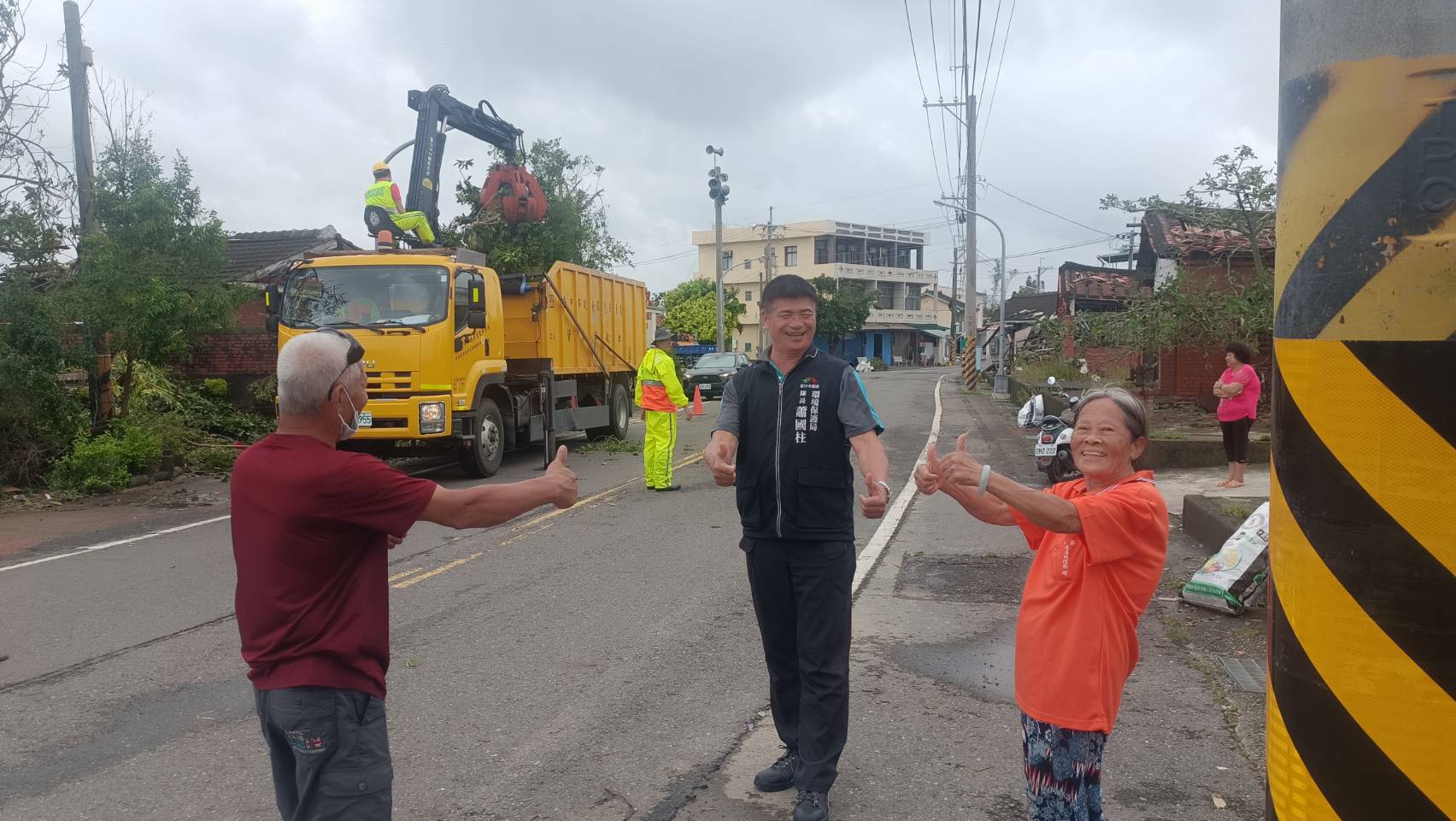 台中環保局馳援嘉義縣災後復原　民眾感佩援助同心走過災後時刻