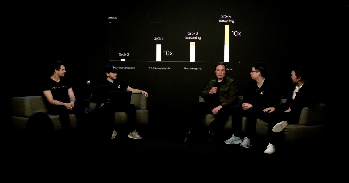 馬斯克深夜直播發布Grok 4!正面對決OpenAI火藥味濃 馬斯克深夜直播發布Grok 4!正面對決OpenAI火藥味濃