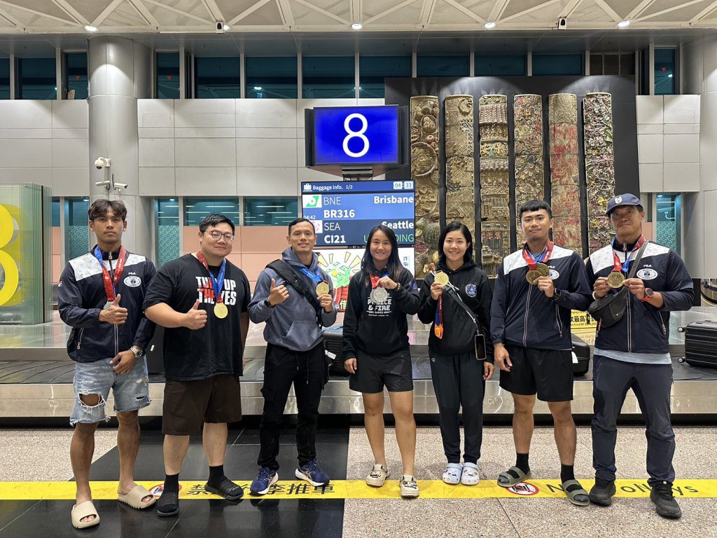 台中消防代表隊出征世界警消運動會 勇奪7金5銀5銅