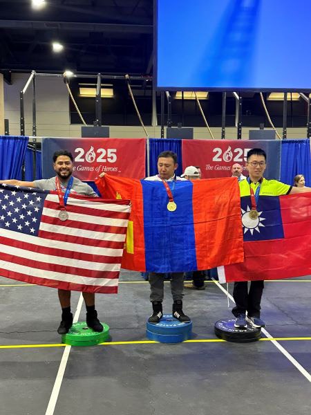 再次奪牌為國爭光! 竹市消防員張智瑋奪世界警消運動會「健力」銅牌 再次奪牌為國爭光! 竹市消防員張智瑋奪世界警消運動會「健力」銅牌