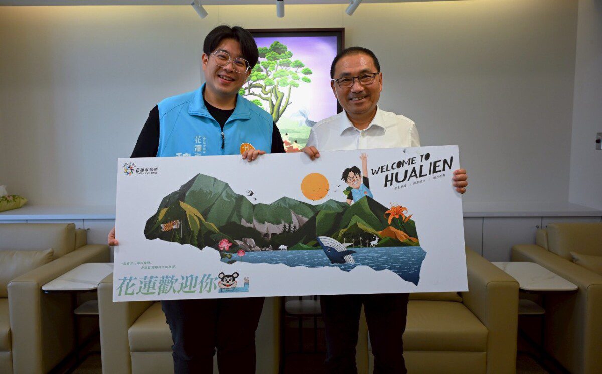 花蓮市長魏嘉彥訪侯友宜 力促花蓮觀光復甦