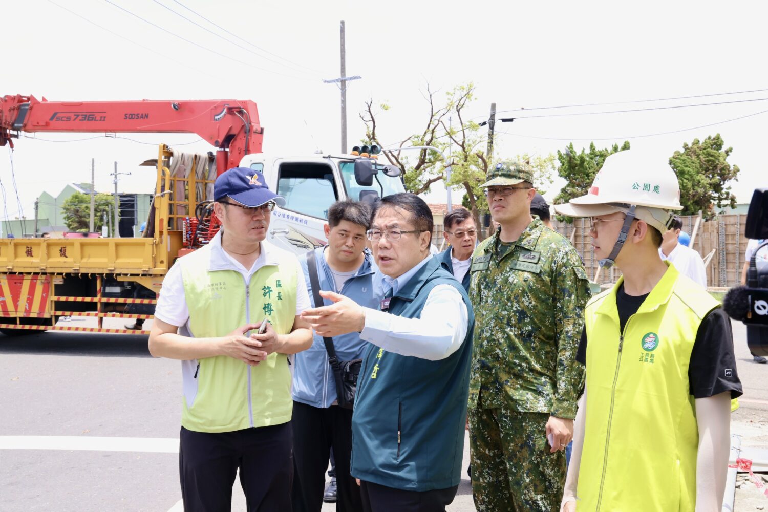 黃偉哲感謝桃園、高雄團隊及志工協助台南災後重建 黃偉哲感謝桃園、高雄團隊及志工協助台南災後重建