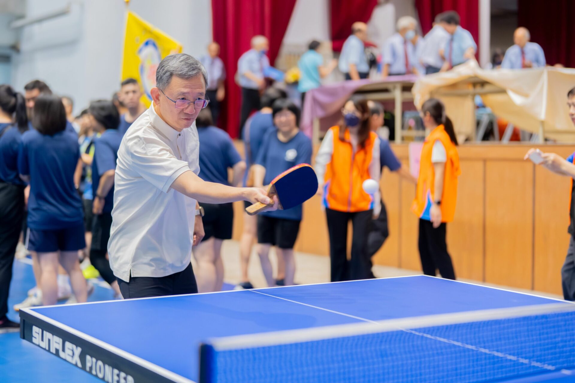 桃園公教人員桌球錦標賽開打 千人以球會友享受運動樂趣