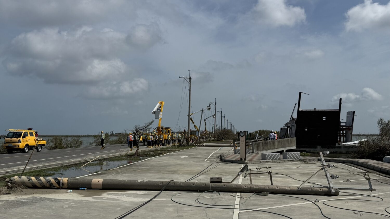 復電已逾九成五 台電台南區處:後續進行分支線路修復 復電已逾九成五 台電台南區處:後續進行分支線路修復