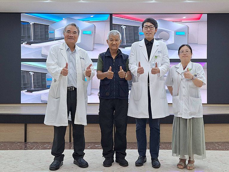 僅7次!SBRT結合銳視刀 導彈級定位精準直搗癌灶 僅7次!SBRT結合銳視刀 導彈級定位精準直搗癌灶