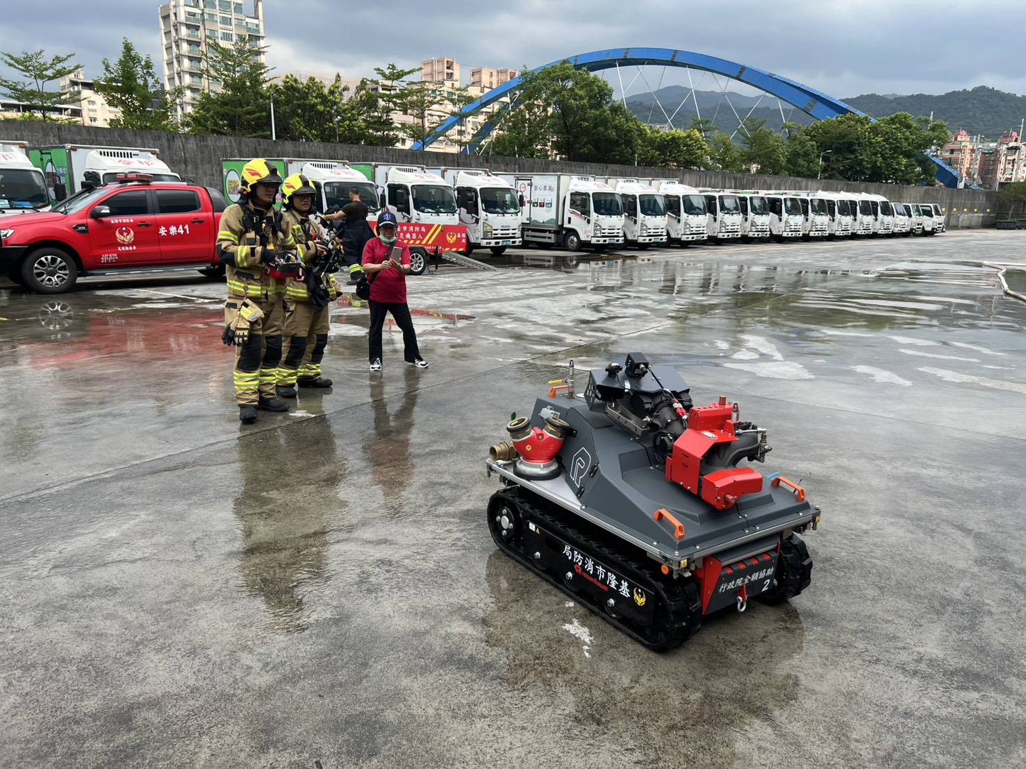 結合科技消防機器人　提升工廠倉儲消防安全意識