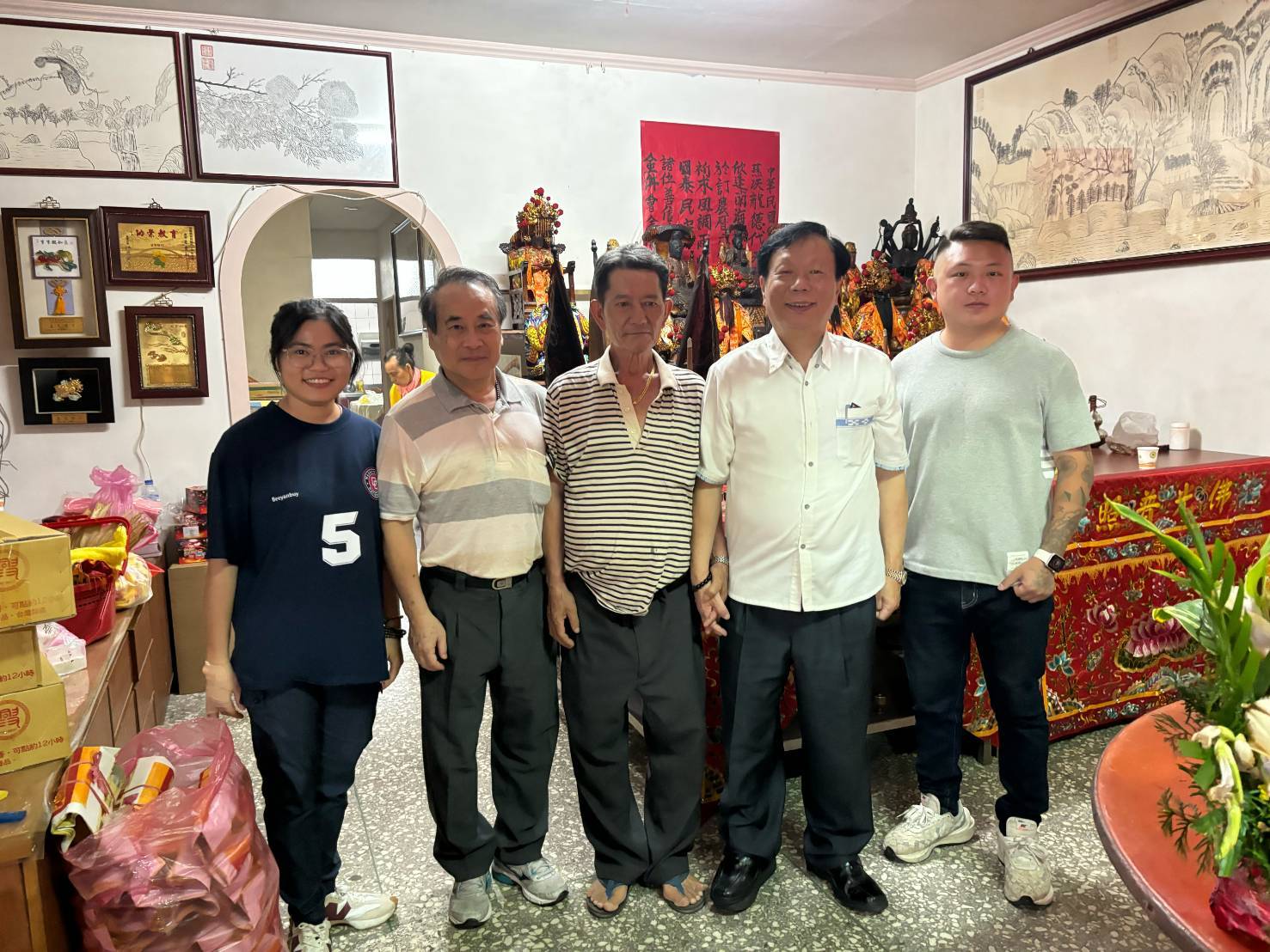 區界帝君廟副主委陳金麟　覺得神威顯赫