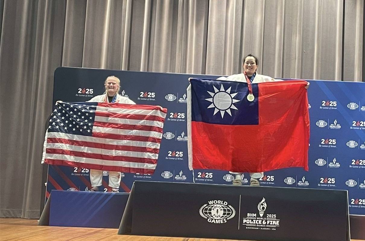 桃警陳于書世警會奪三金一銅 柔道柔術臥推展現超強戰力